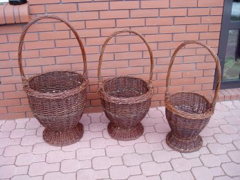 Baskets with a stick